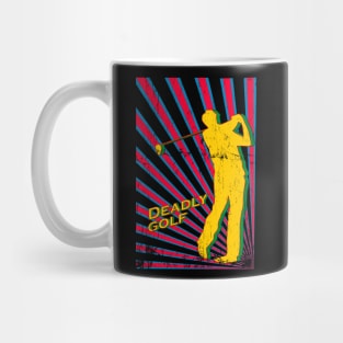 deadly golf retro Mug